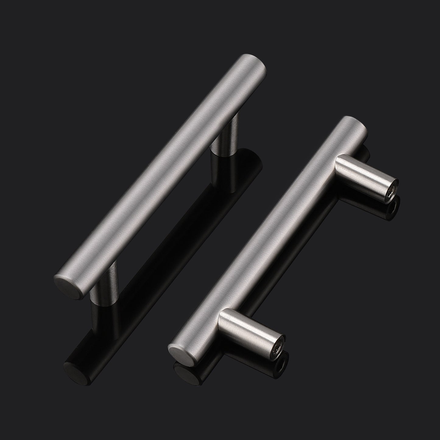 Probrico Stainless Steel Cabinet Handles Brushed Nickel Kitchen Hardware Drawer Pulls 3" PD201HSS76-1000 pack - Probrico