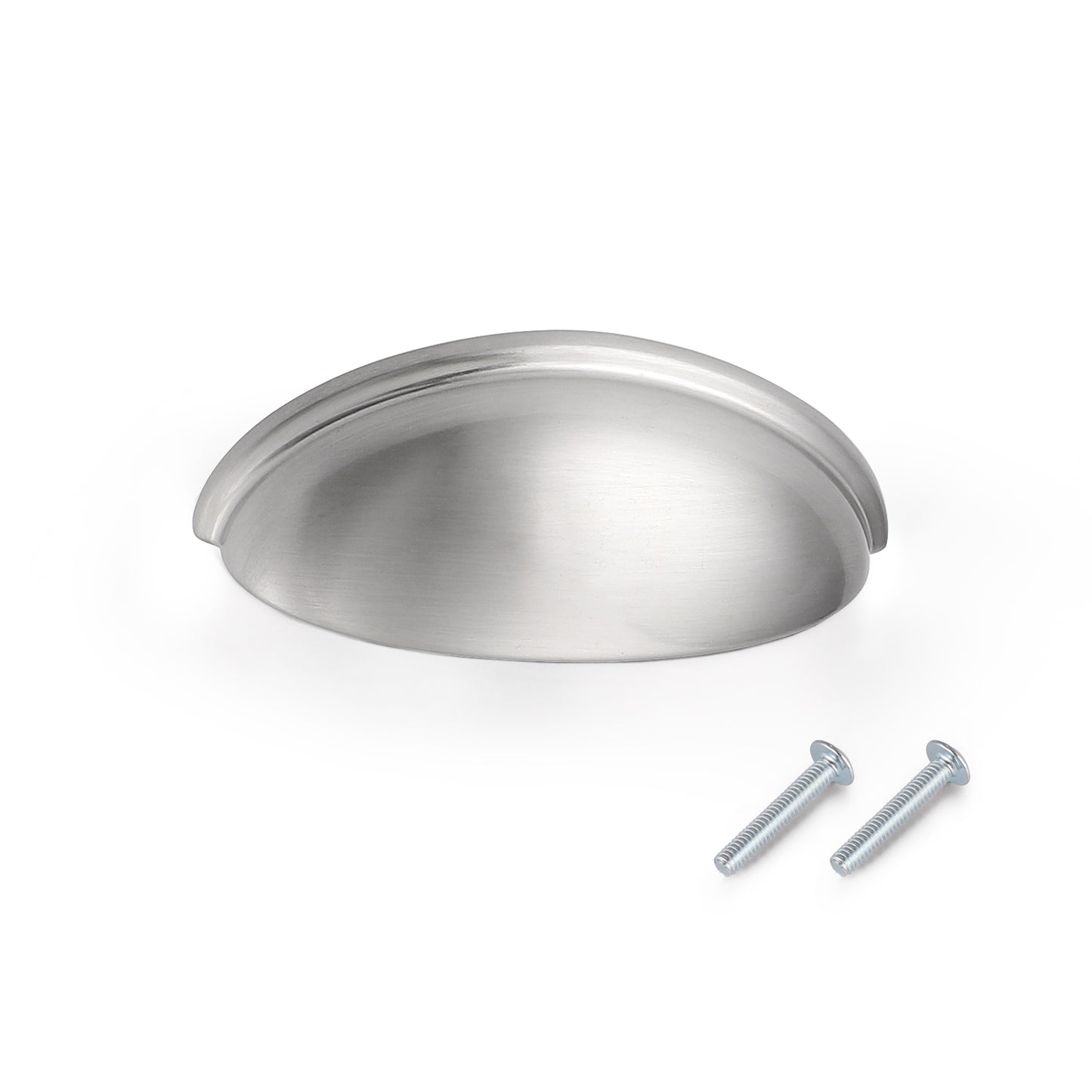Satin Nickel Cup Pulls 76mm 3inch Hole Centers, Kitchen Cabinets Hardware PD82981 - Probrico