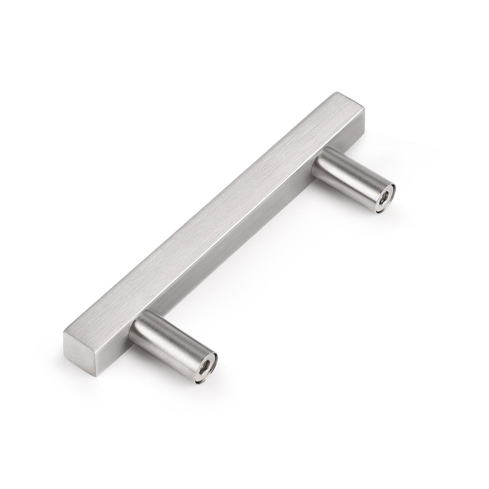 Probrico Brushed Nickel Finish One Hole Kitchen Cabinet Handles Stainl