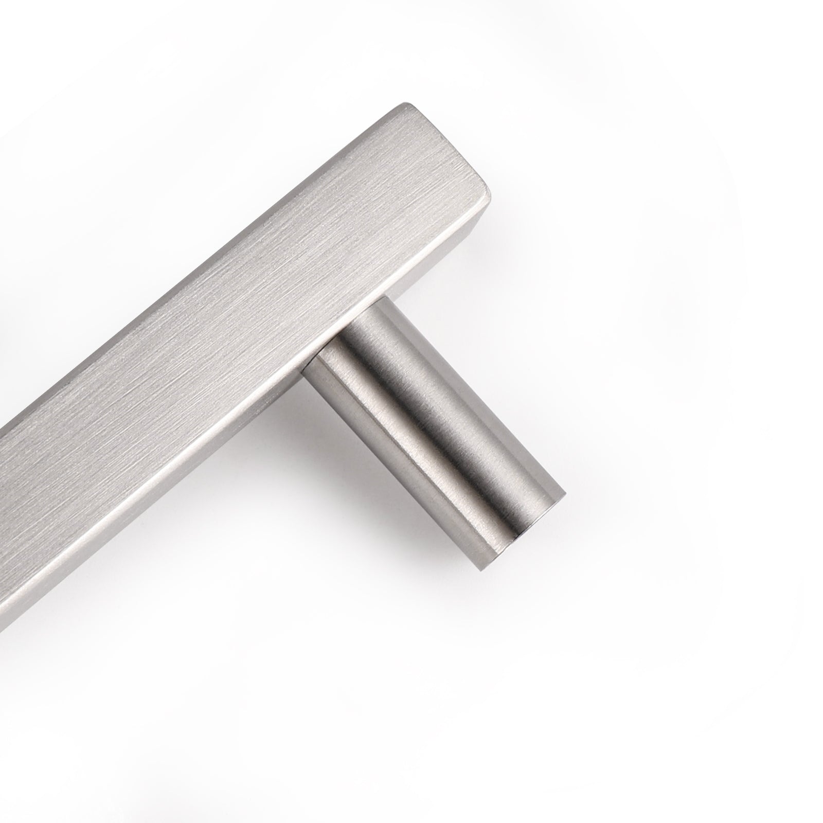 Stainless Steel Cabinet Pulls 2"-10" Hole Centers Square T Bar Handles and Knobs - Probrico