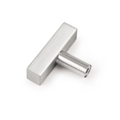 Stainless Steel Cabinet Pulls 2"-10" Hole Centers Square T Bar Handles and Knobs - Probrico