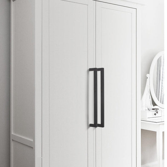 1/2" Square Bar Cabinet Handle Pulls Black Kitchen Hardware Drawer Pull and Knobs 2-12" PDDJS12HBK - Probrico