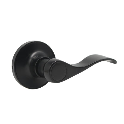 Closet, Hall and Passage Door Lever, Black Passage Door Handles - Probrico