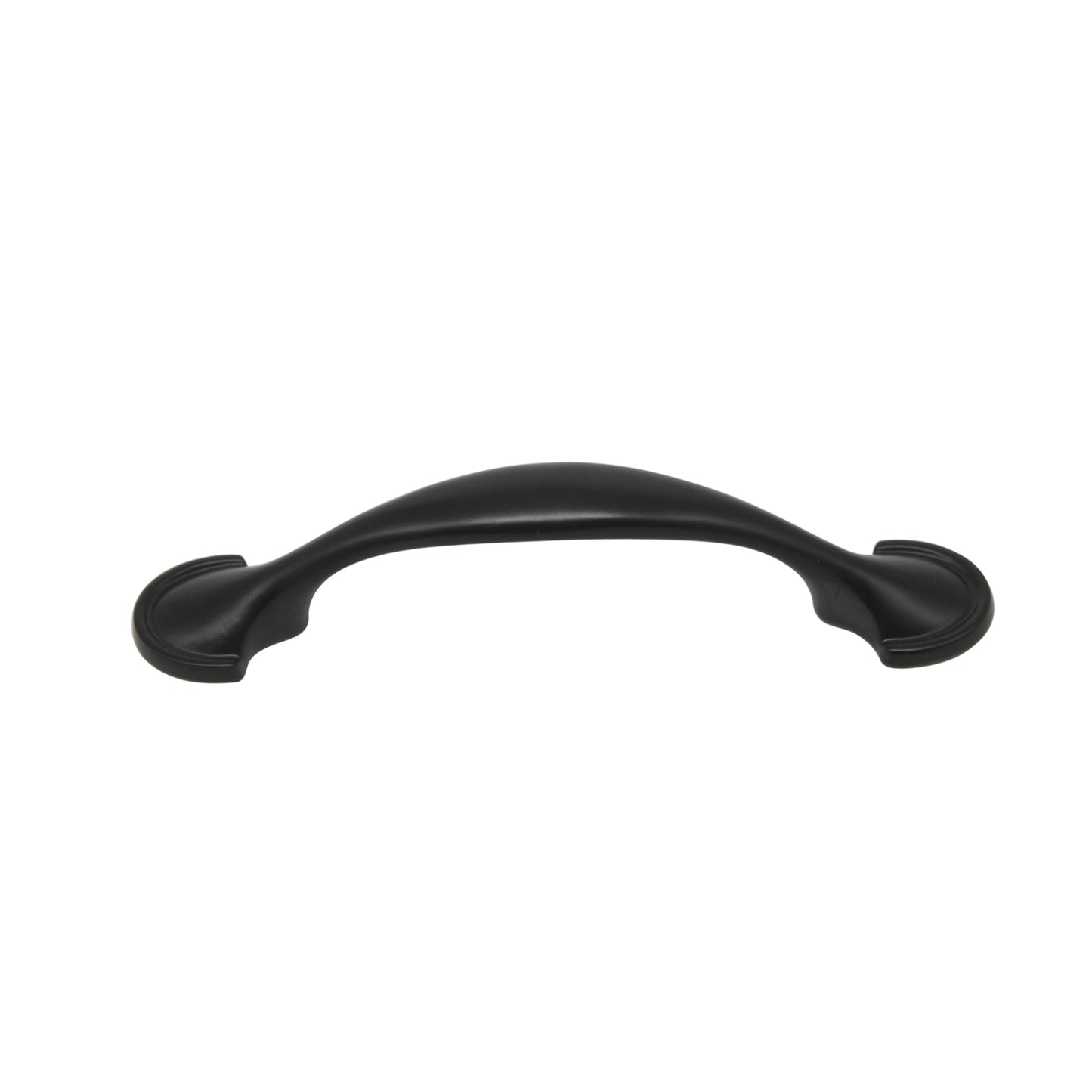 Black Finish 76mm 3inch Hile Centers Cabinet Handle Pull with Round Footed PD3167BK76 - Probrico