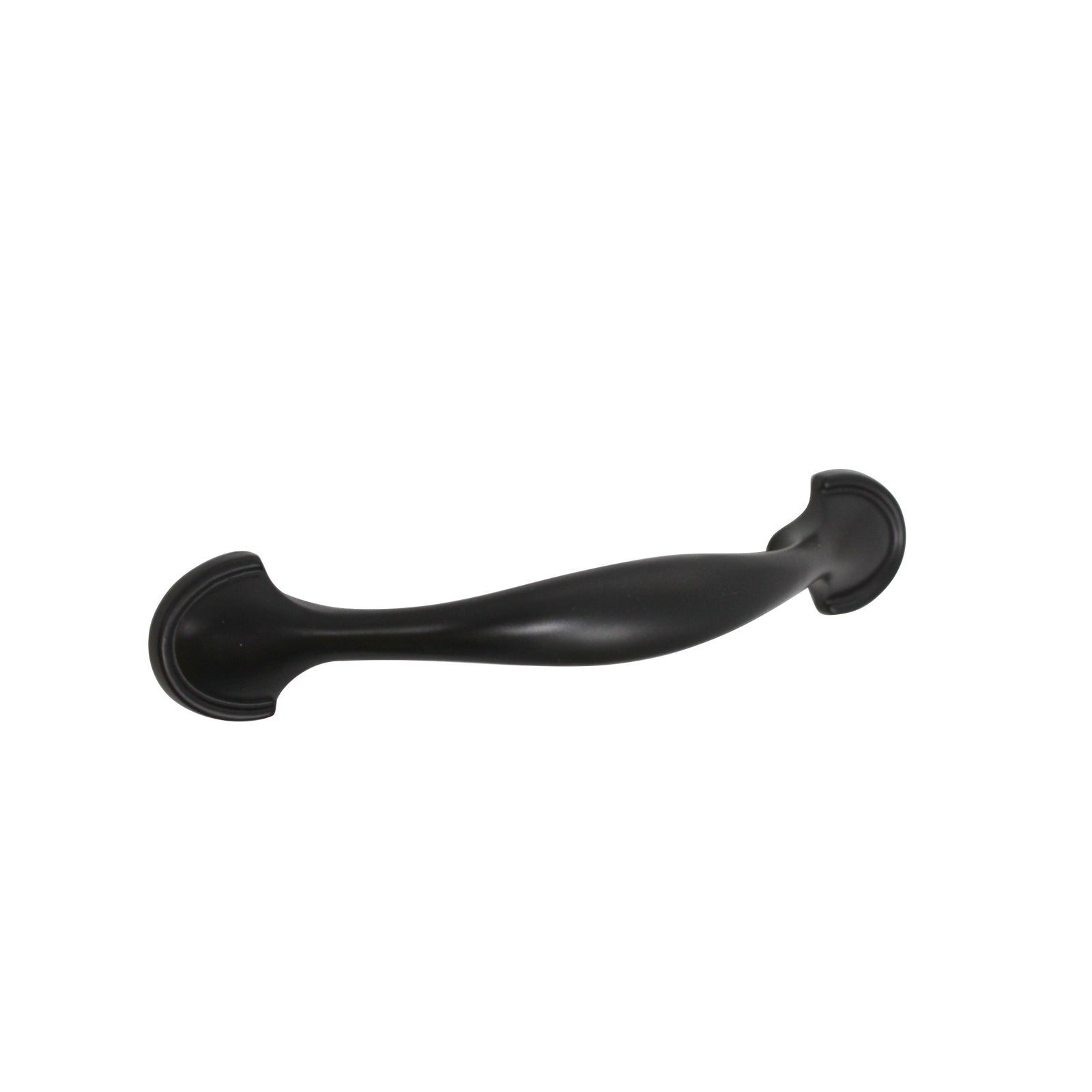 Black Finish 76mm 3inch Hile Centers Cabinet Handle Pull with Round Footed PD3167BK76