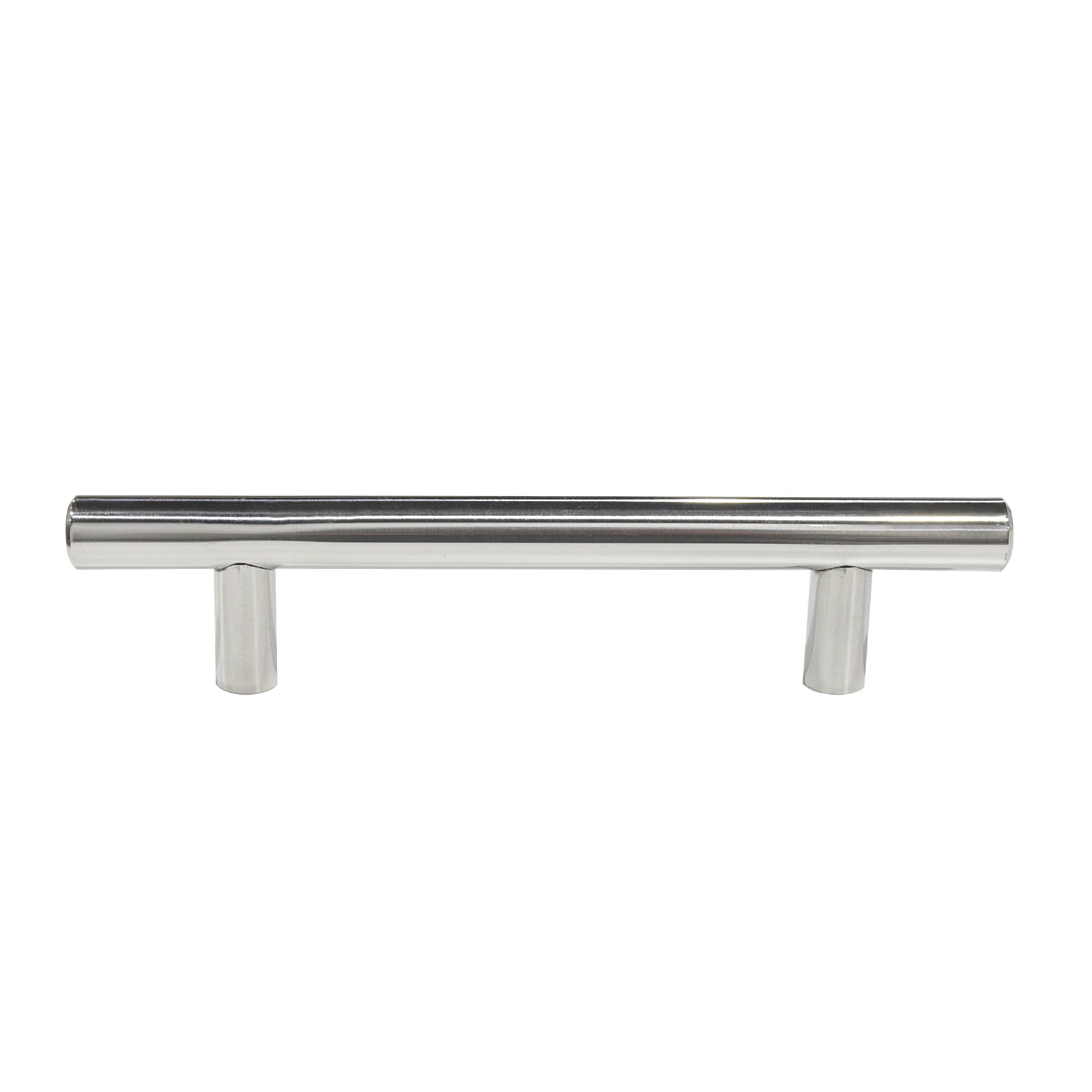 Stainless Steel T Bar Cabinet Handles Polished Chrome Finish, 96mm 3 3/4inch Hole Centers - Probrico