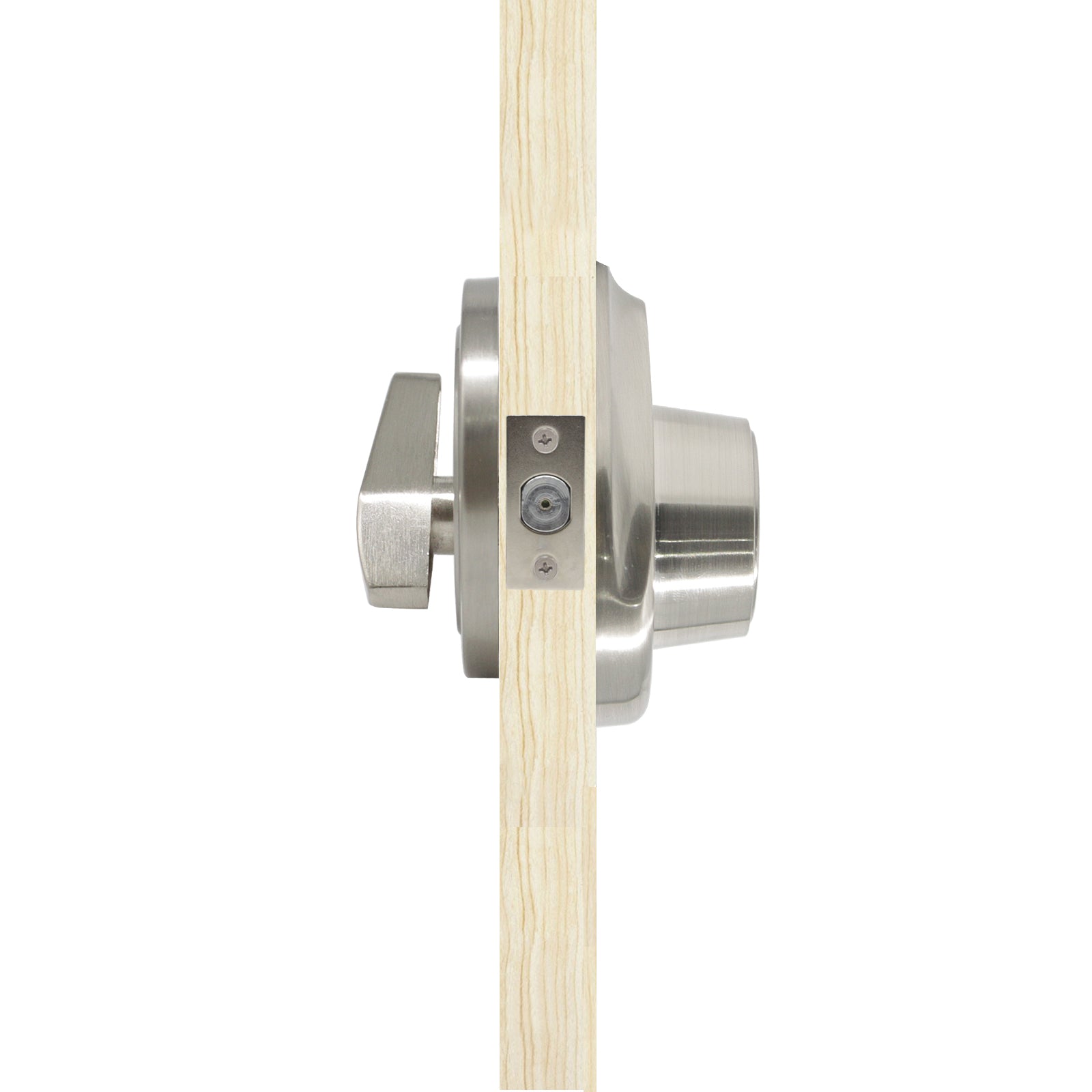 Single Cylinder Deadbolt Locks Satin Nickel Finish - Probrico