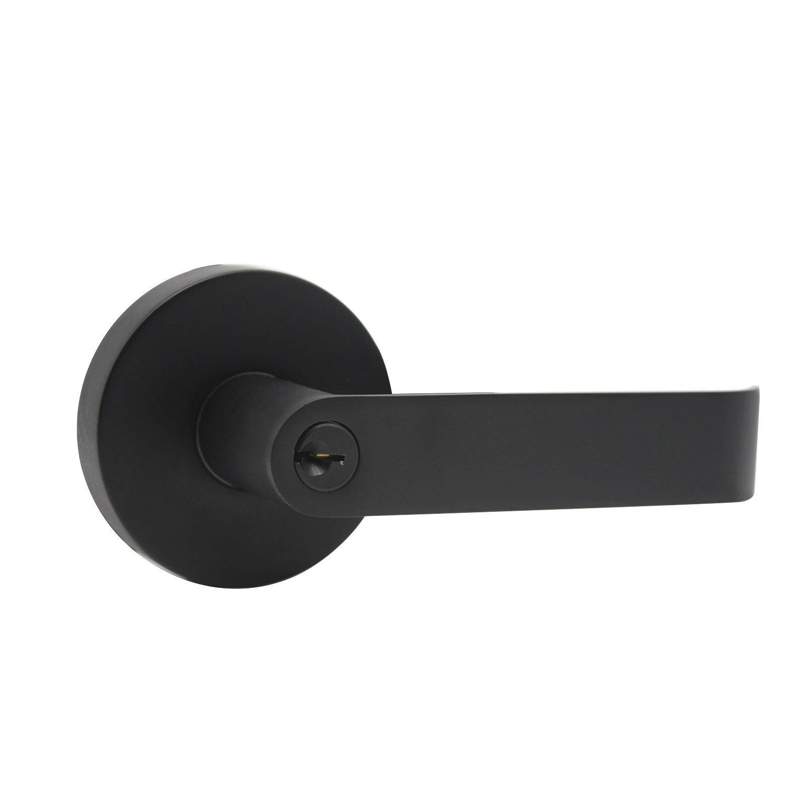 Black Finish Entry Keyed Door Lever Lock with Same Key - Keyed Alike
