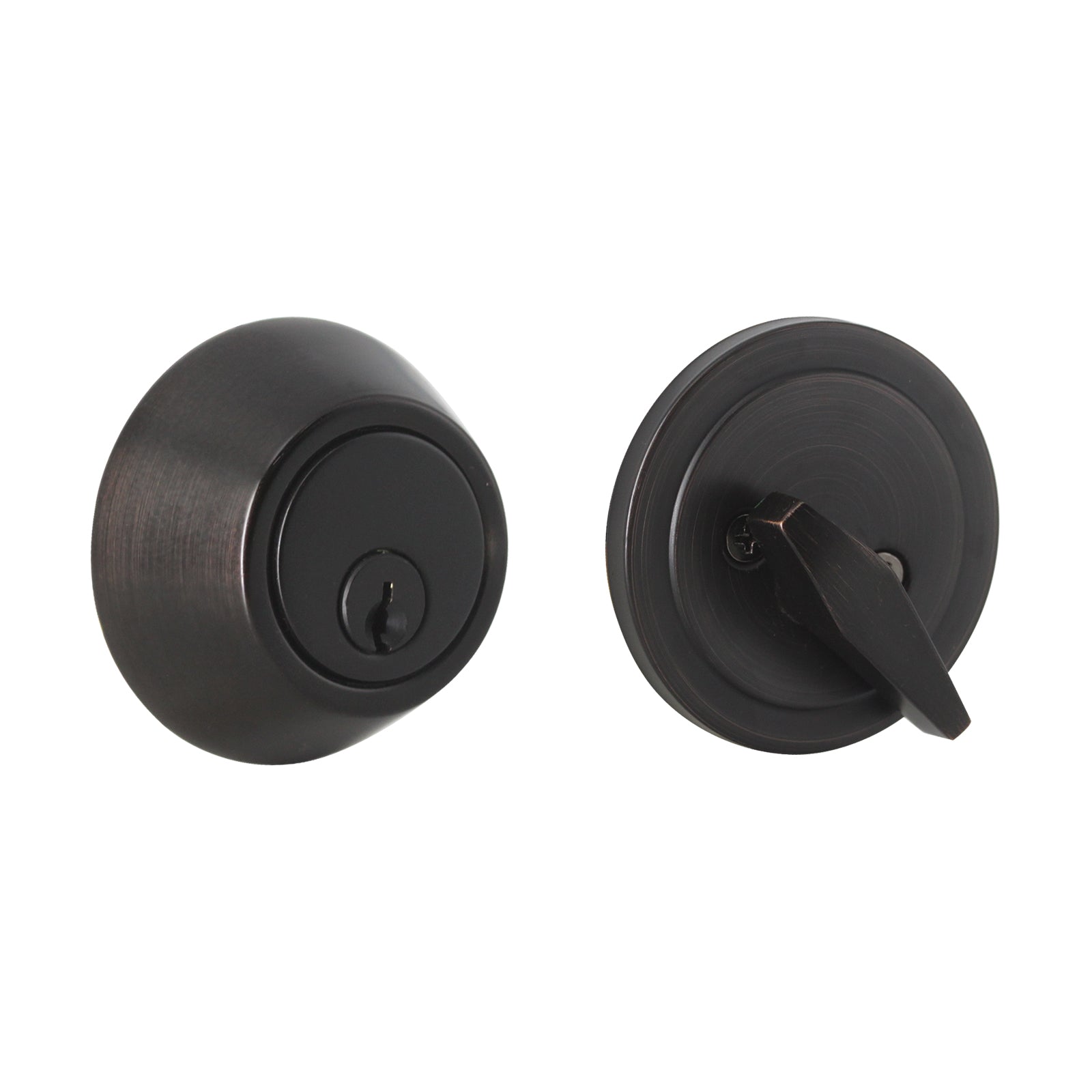 Oil Rubbed Bronze Finish Single Cylinder Deadbolt Lock - Keyed Alike DLD101ORBDB - Probrico