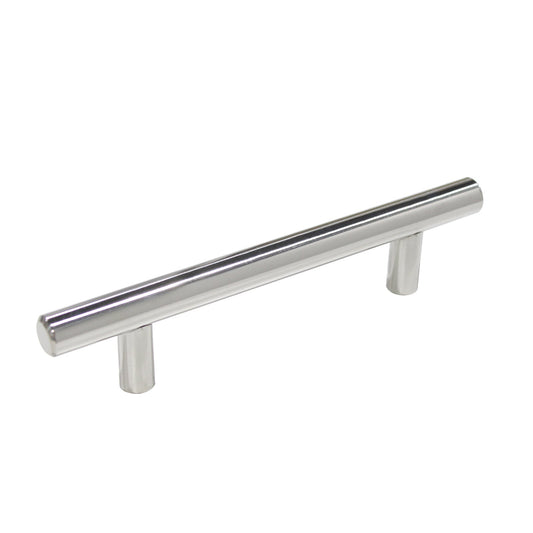Probrico Stainless Steel T Bar Cabinet Handles Polished Chrome Finish, 96mm 3 3/4inch Hole Centers 100 pack - Probrico
