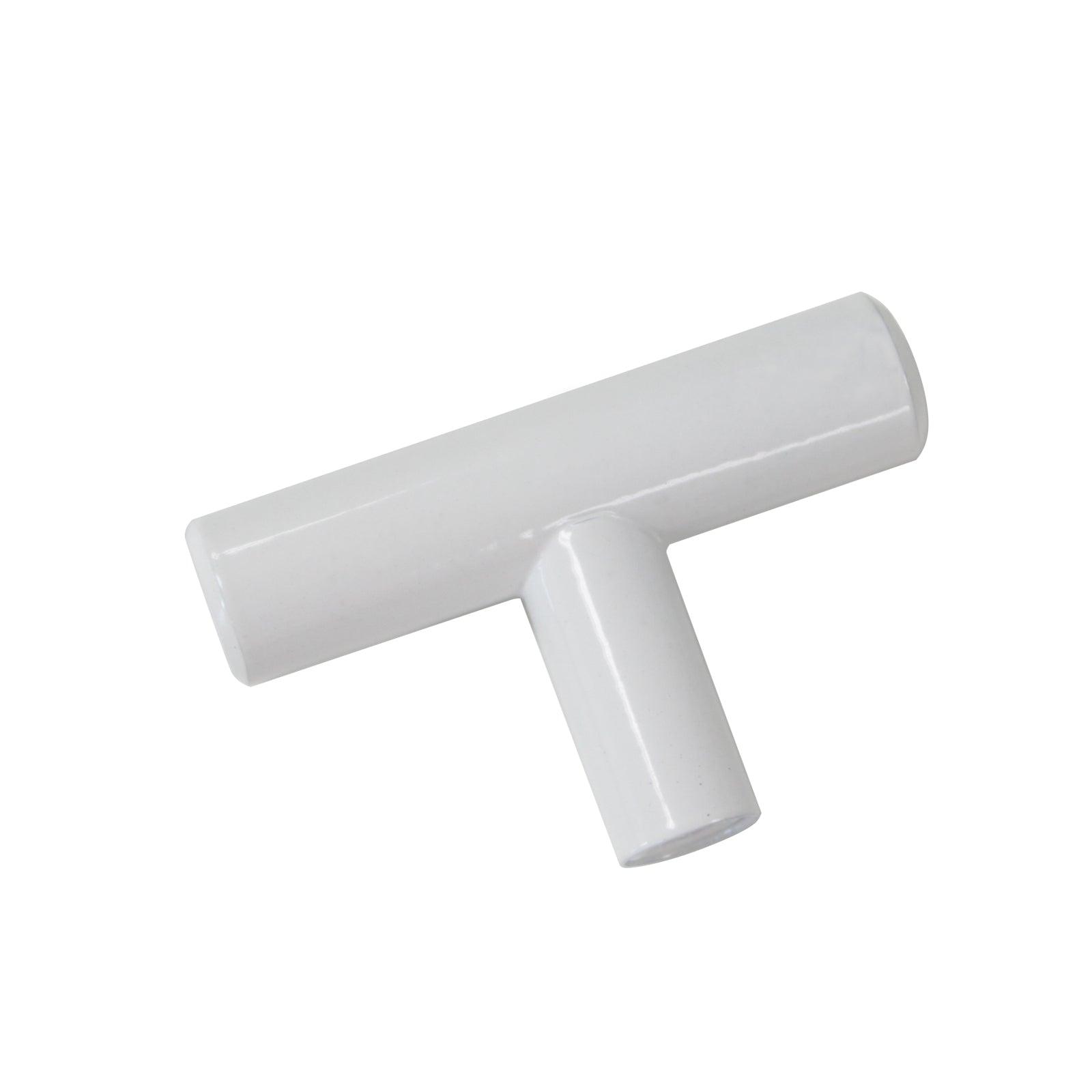 2"-10" Modern Cabinet Hardware Handle Pull Kitchen Cabinet T Bar Knobs and Pull Handles White PD2283HWH
