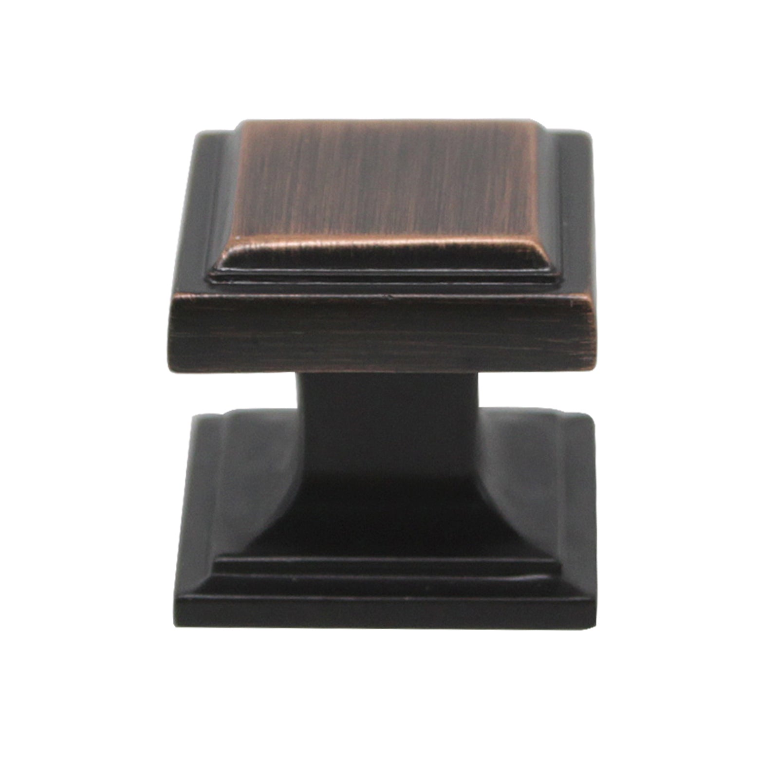 25mm 1inch Square Cabinet Knobs in Oil Rubbed Bronze / Black PS7110 - Probrico